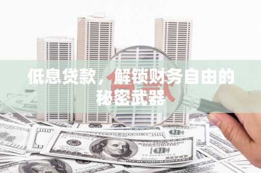 锡林浩特低息贷款，解锁财务自由的秘密武器