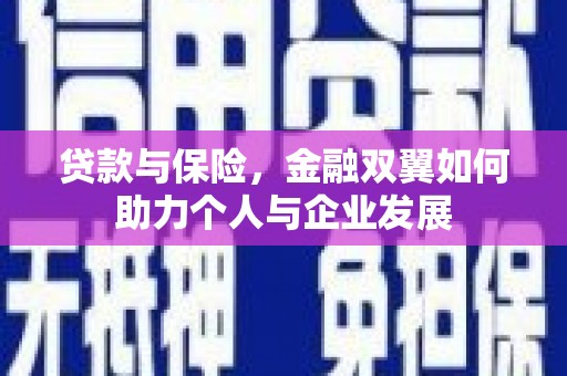 锡林浩特贷款与保险，金融双翼如何助力个人与企业发展