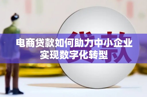 锡林浩特电商贷款如何助力中小企业实现数字化转型