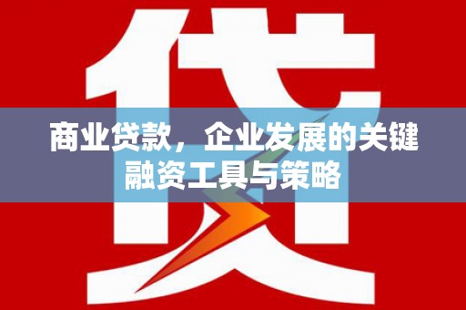 锡林浩特商业贷款，企业发展的关键融资工具与策略