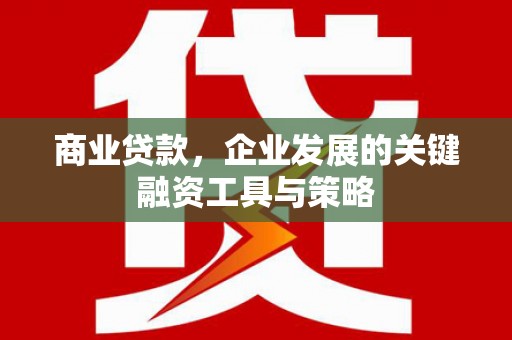 锡林浩特商业贷款，企业发展的关键融资工具与策略