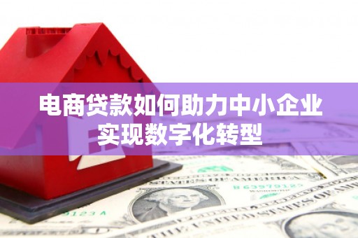 锡林浩特电商贷款如何助力中小企业实现数字化转型