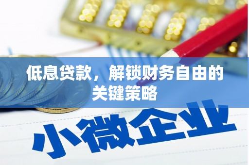 锡林浩特低息贷款，解锁财务自由的关键策略