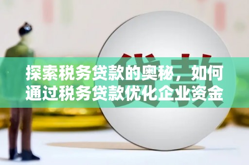 锡林浩特探索税务贷款的奥秘，如何通过税务贷款优化企业资金流