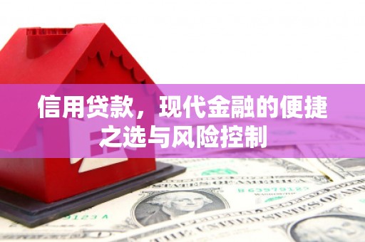 锡林浩特信用贷款，现代金融的便捷之选与风险控制