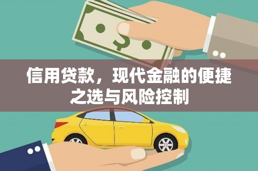锡林浩特信用贷款，现代金融的便捷之选与风险控制