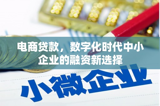 锡林浩特电商贷款，数字化时代中小企业的融资新选择