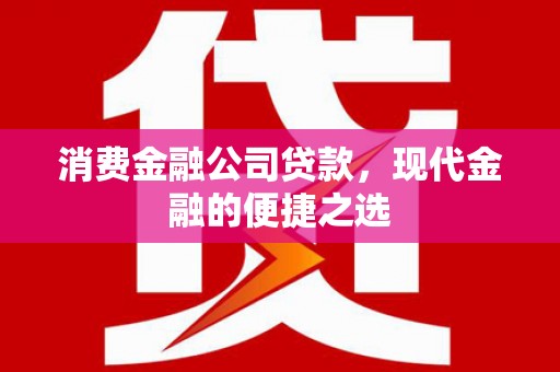 锡林浩特消费金融公司贷款，现代金融的便捷之选