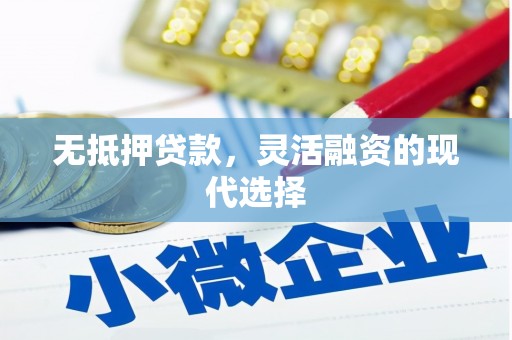 锡林浩特无抵押贷款，灵活融资的现代选择