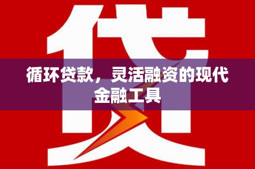 锡林浩特循环贷款，灵活融资的现代金融工具