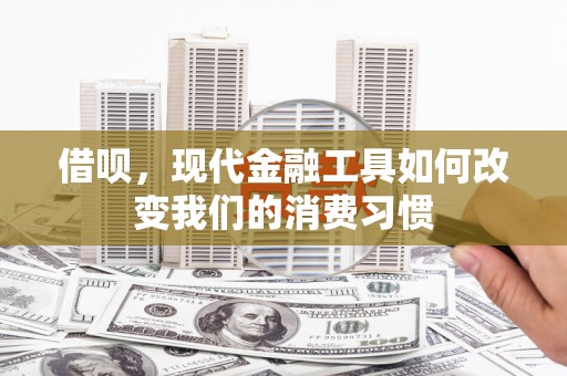 锡林浩特借呗，现代金融工具如何改变我们的消费习惯