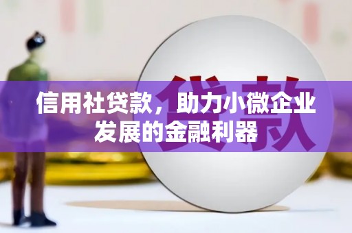 锡林浩特信用社贷款，助力小微企业发展的金融利器