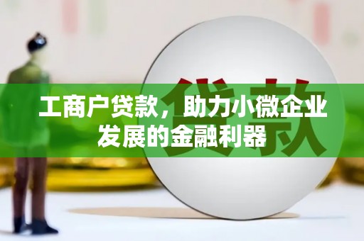 锡林浩特工商户贷款，助力小微企业发展的金融利器