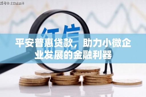 锡林浩特平安普惠贷款，助力小微企业发展的金融利器