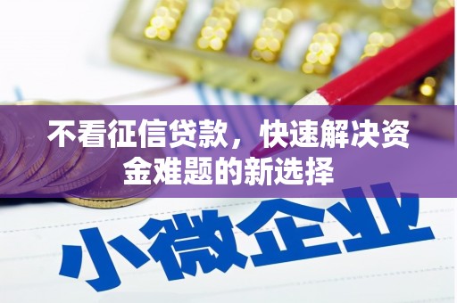 锡林浩特不看征信贷款，快速解决资金难题的新选择