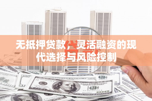 锡林浩特无抵押贷款，灵活融资的现代选择与风险控制