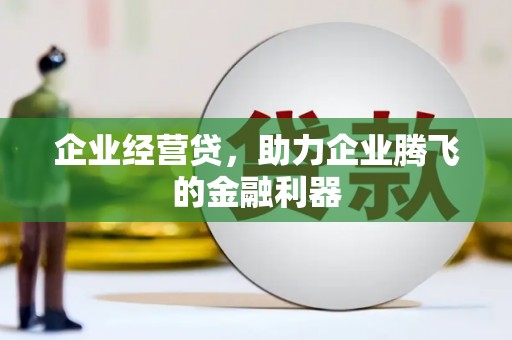 锡林浩特企业经营贷，助力企业腾飞的金融利器