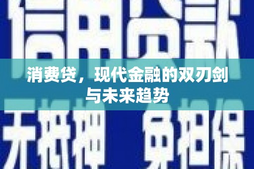 锡林浩特消费贷，现代金融的双刃剑与未来趋势